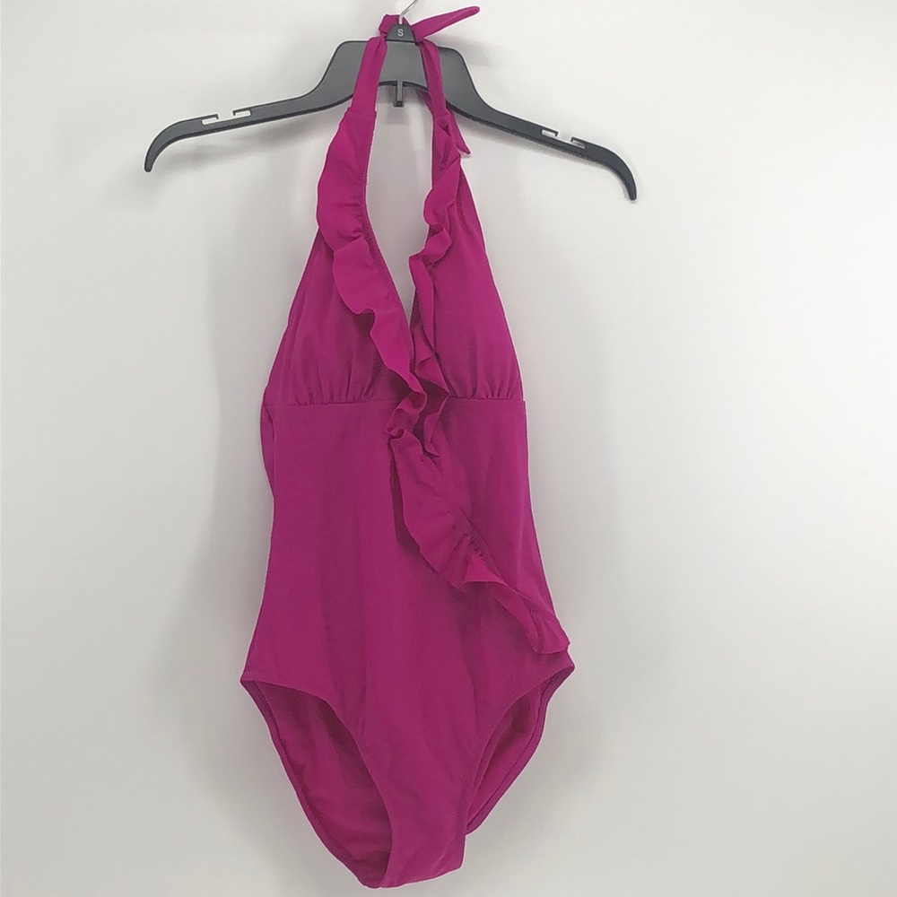 Spank Assets hot pink one piece swimsuit